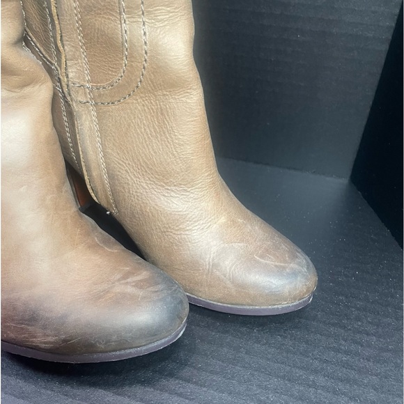 Sam Edelman OTK boots in taupe Like New PRICE IS FIRM WHICH MEANS NO DISCOUNTS - Picture 8 of 16
